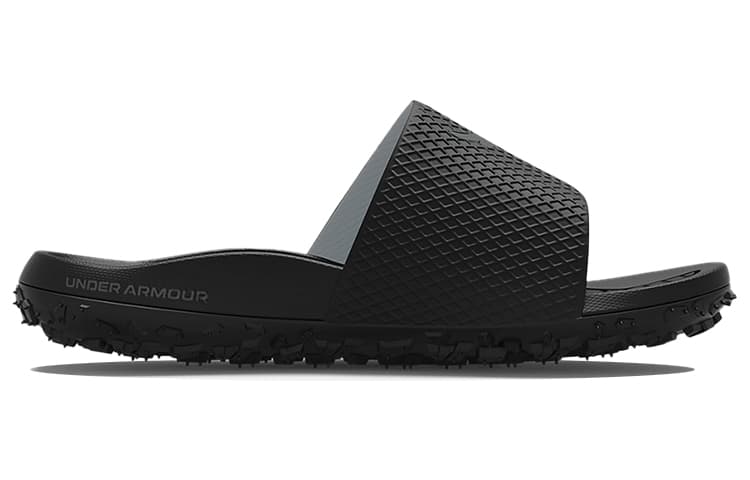 Under Armour Project Rock Slide 'Black Pitch Grey' 3