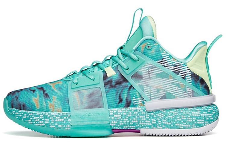 Anta Impact 1 KT Thompson Slip Resistant Cushioning Balance Low Top Basketball Shoes Youth Green 2