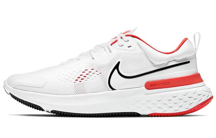 Nike React Miler 2 'White Black Chile Red' 2