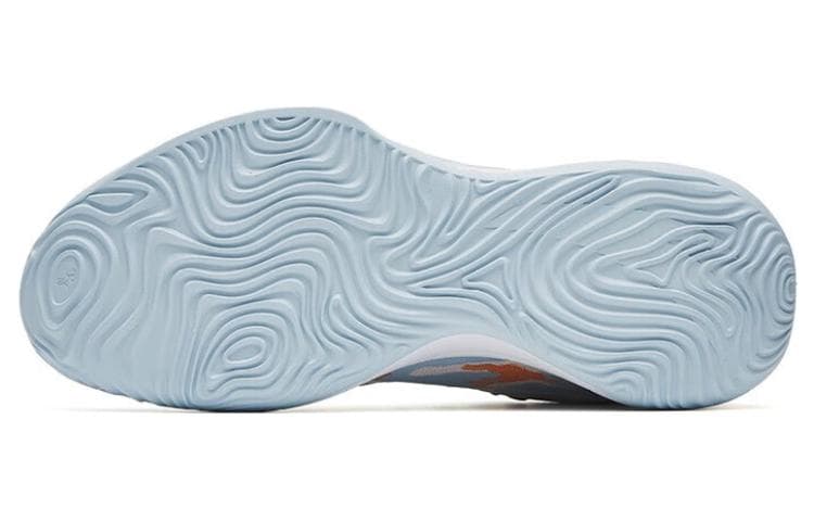Anta Mountain 2 Cushioning Anti-Slip And Wear-Resistant Coverage Mid-Top Basketball Shoes Light Sky Blue 6