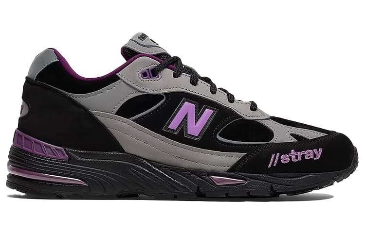 New Balance 991 Stray Rats Black Women's 4