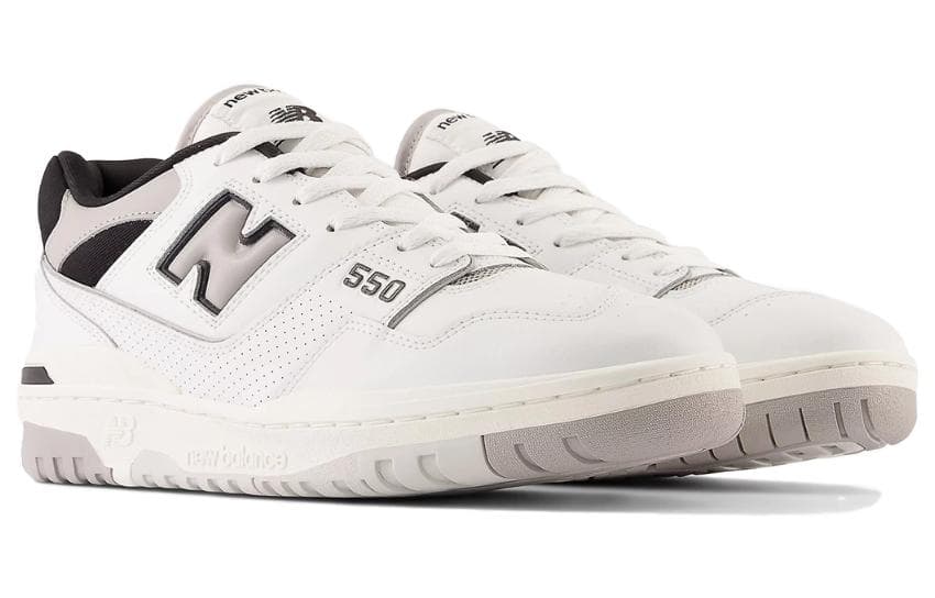 New Balance 550 White Concrete Black 5