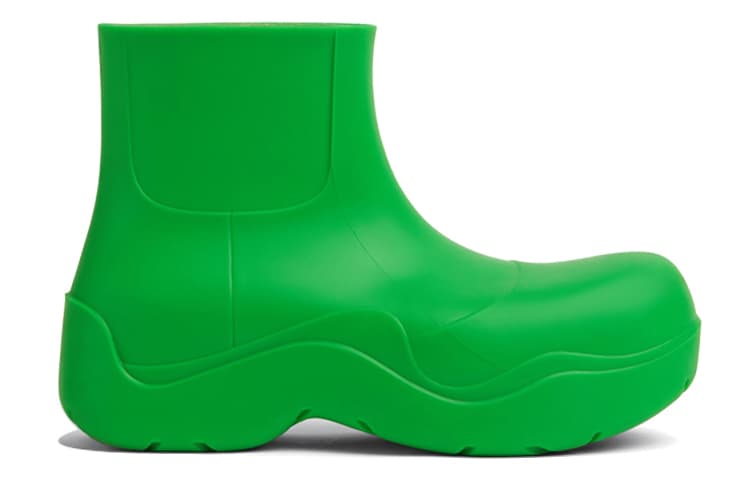 Bottega Veneta Puddle Rain Boots Ankle Boots Men's Green 3