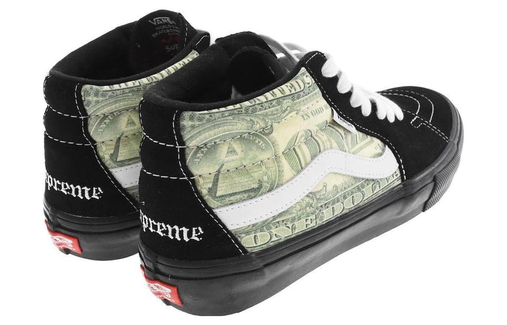 Vans Supreme X Vans Skate Grosso Mid 'Dollar Bill   Black' 5