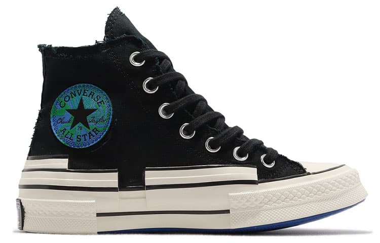 Converse Chuck Taylor All Star 70 Hi Hacked Heel Tear Away Black Blue 3