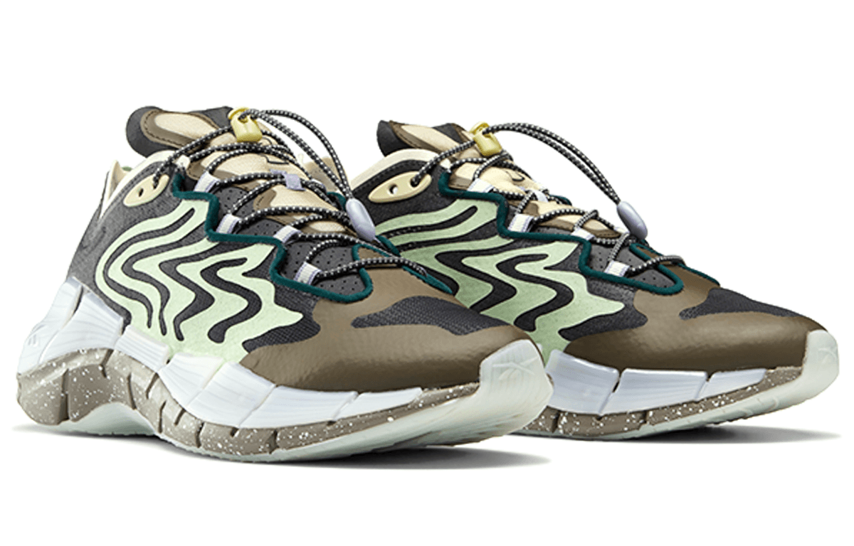 Reebok Zig Kinetica Ii Brain Dead Grey Green 5