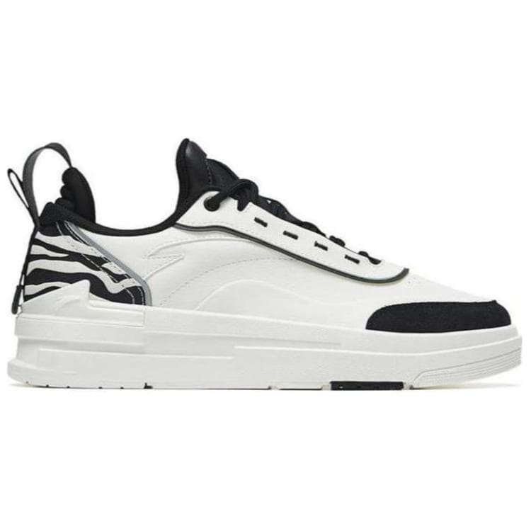 Anta Anti-Slip And Wear-Resistant Balance Low-Top Skateboard Shoes Men's White Black 5