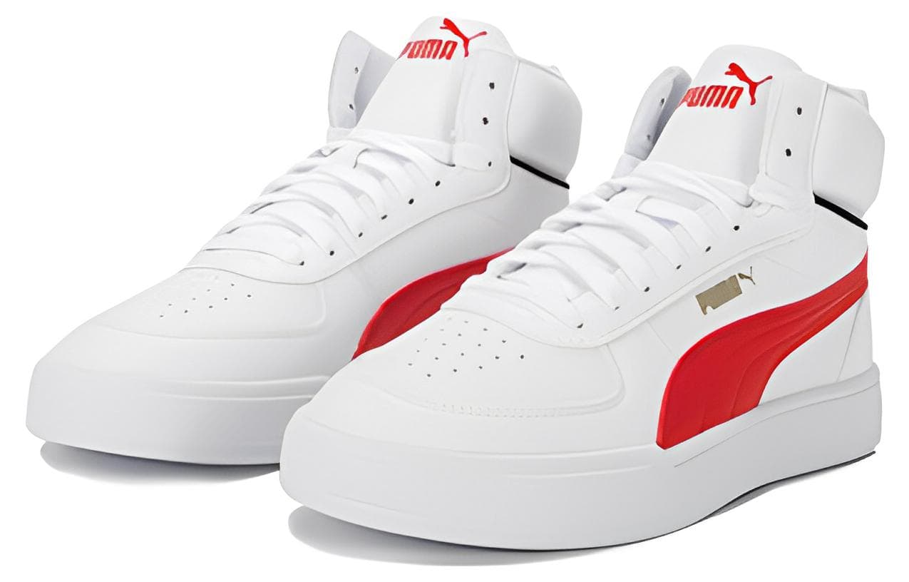 PUMA Caven Mid 'White Red' 6