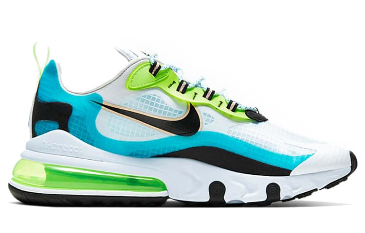 Nike Air Max 270 React Oracle Aqua Ghost Green 3