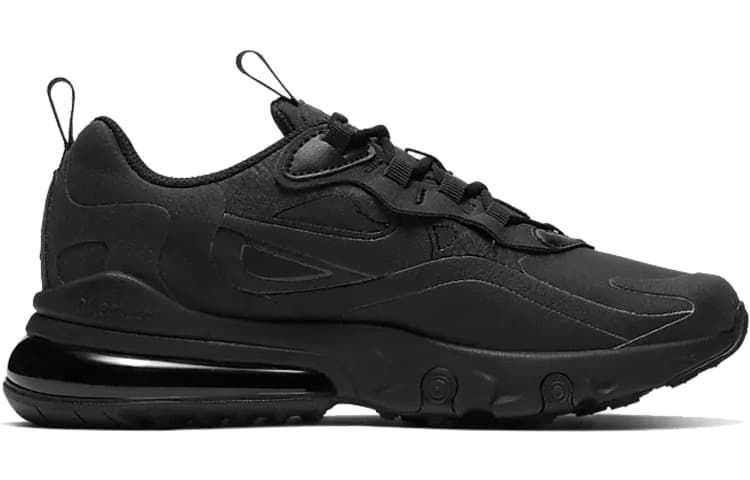 Nike Air Max 270 React Triple Black GS 4