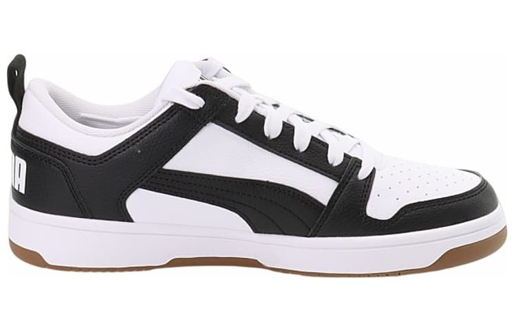 PUMA Rebound LayUp Low Sl 'White Black' 4