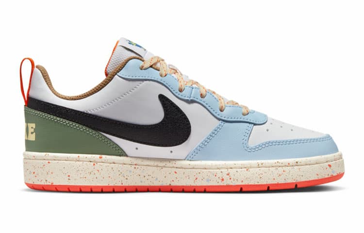 Nike Court Borough Low 2 White Alabaster Speckled GS 3