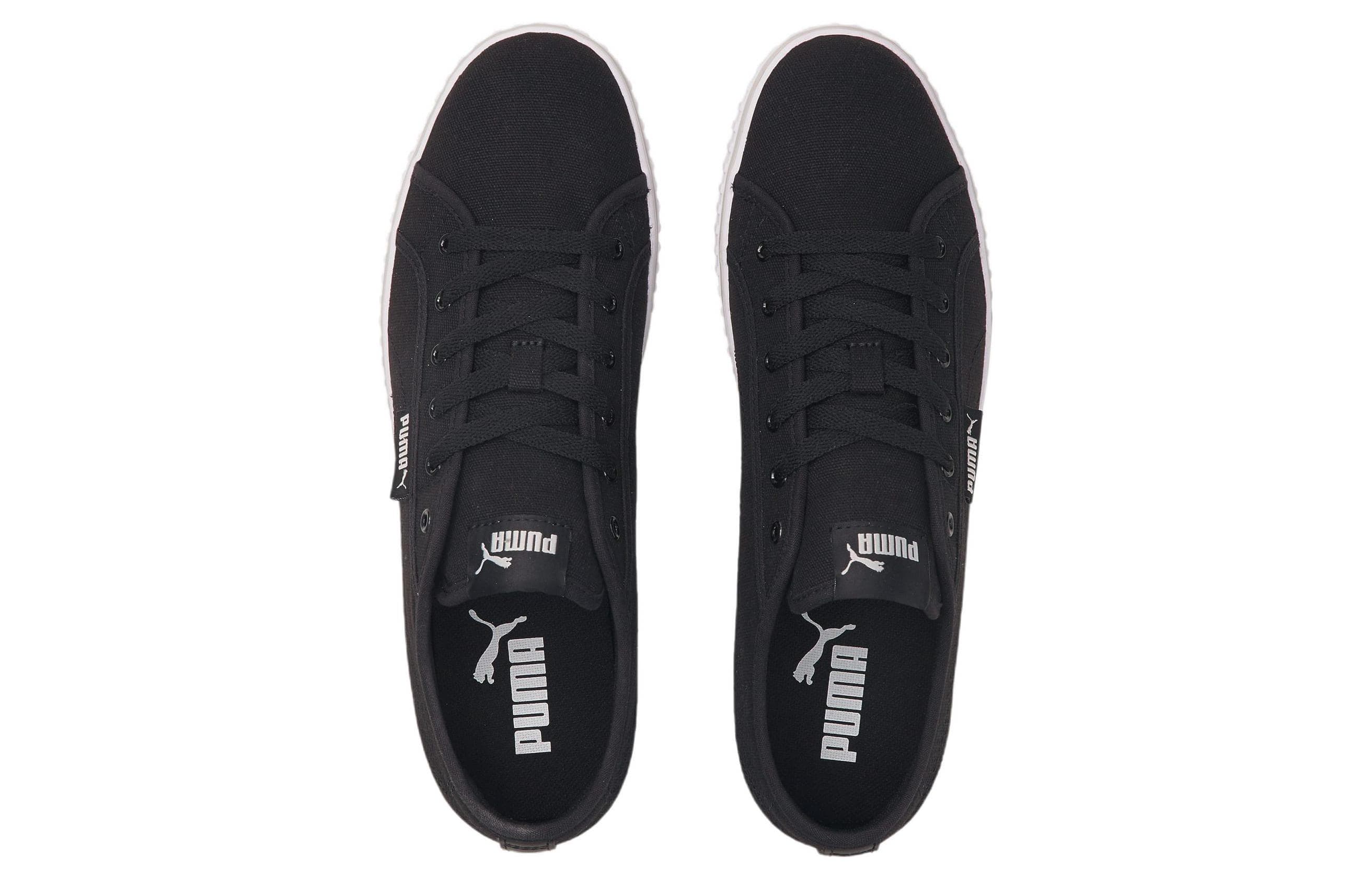 PUMA Ever LoPro Cv Casual Skateboarding Shoes Unisex Black White 4
