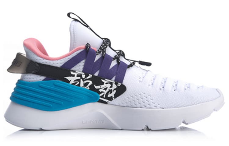 LINING EXD Casual Shoes Women's Low-Top White Black 4