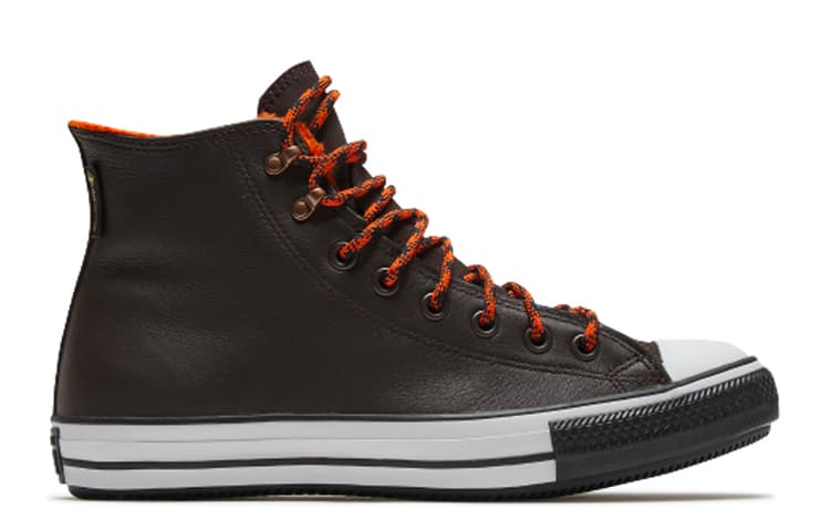 Converse Chuck Taylor All Star Winter Hi Gore Tex Leather Velvet Brown 3