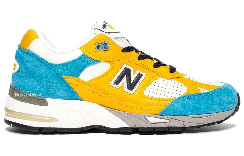 New Balance 991 MiUK Sns Blue Yellow 3