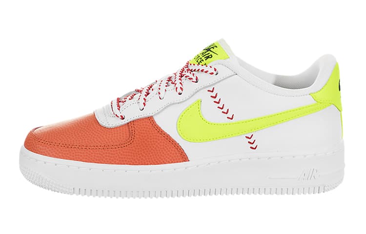 Nike Air Force 1 LV8 SPRB Slip-Resistant Cushioning Wear-Resistant Low-Top Skateboard Shoes GS White Orange Green