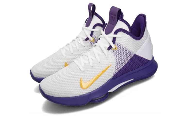 Nike LeBron Witness 4 EP 'Lakers White' 6