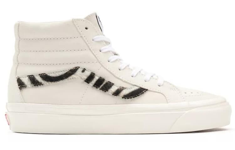 Vans SK8 Hi 38 DX Anaheim Factory-True White Zebra 2