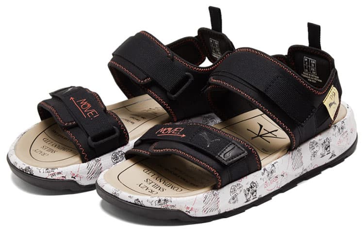 PUMA Michael Lau X RS Sandal 'Black White' 6