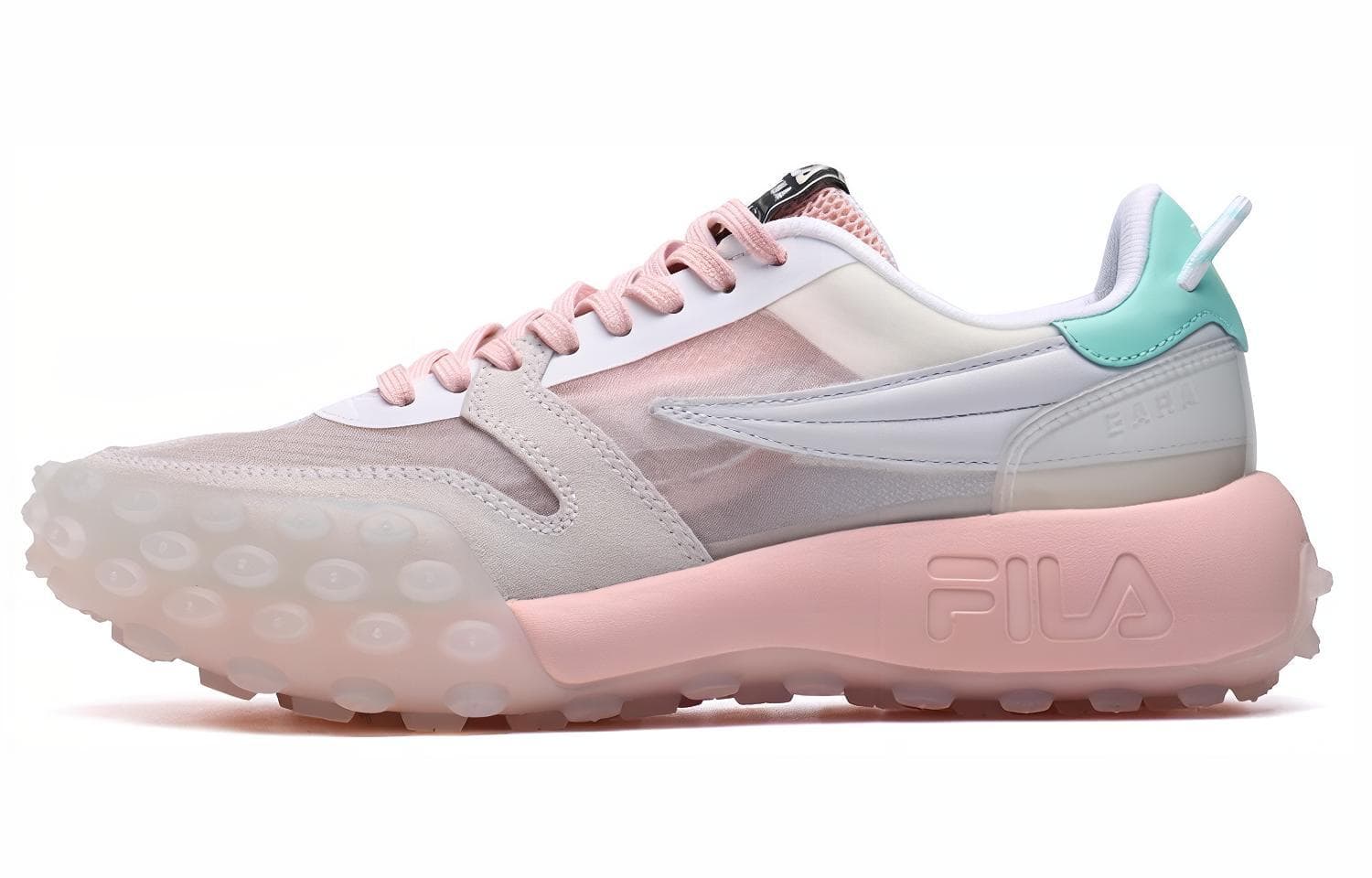 FILA Gara Low Shell Pink White Women's 2