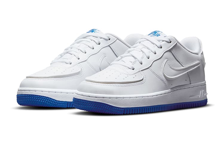 Nike Air Force 1/1 White Royal Blue GS 5