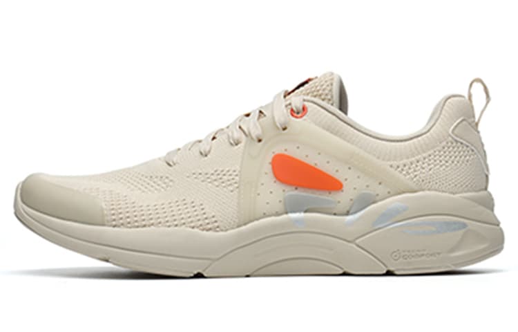 FILA Fitness Series Training Shoes Men Low-Top Beige