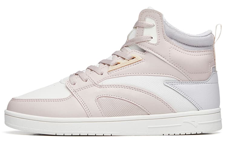 Anta Street Naughty High-Top Skateboard Shoes Women's White Gray