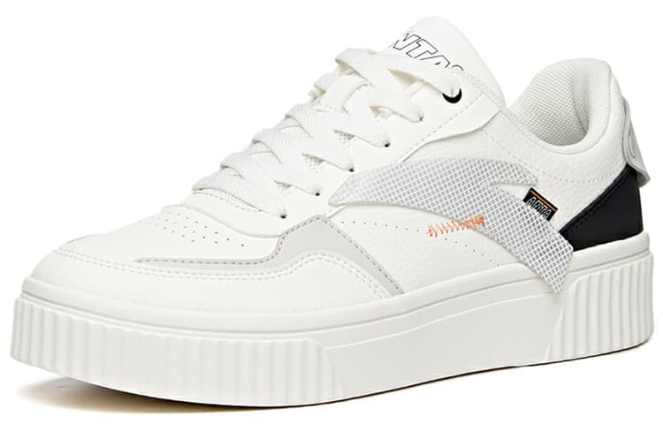 Anta Anti-Slip Wear-Resistant Low-Top Skateboard Shoes Ivory White/Black 3