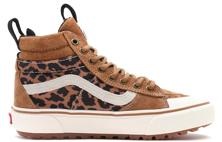 Vans Unisex SK8 Hi MTE 2 High Top Sneakers Brown Leopard 'Brown Black White' 4
