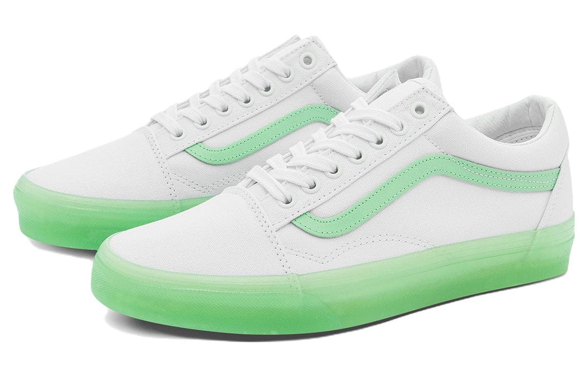 Vans Skate White Green 5