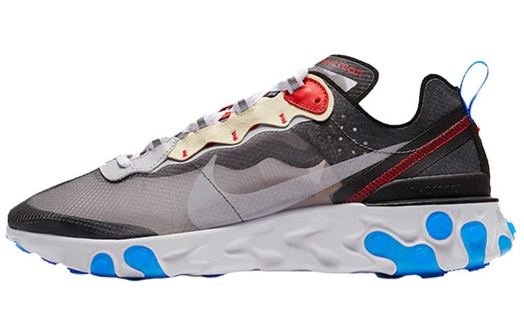 Nike React Element 87 Dark Grey Photo Blue 2