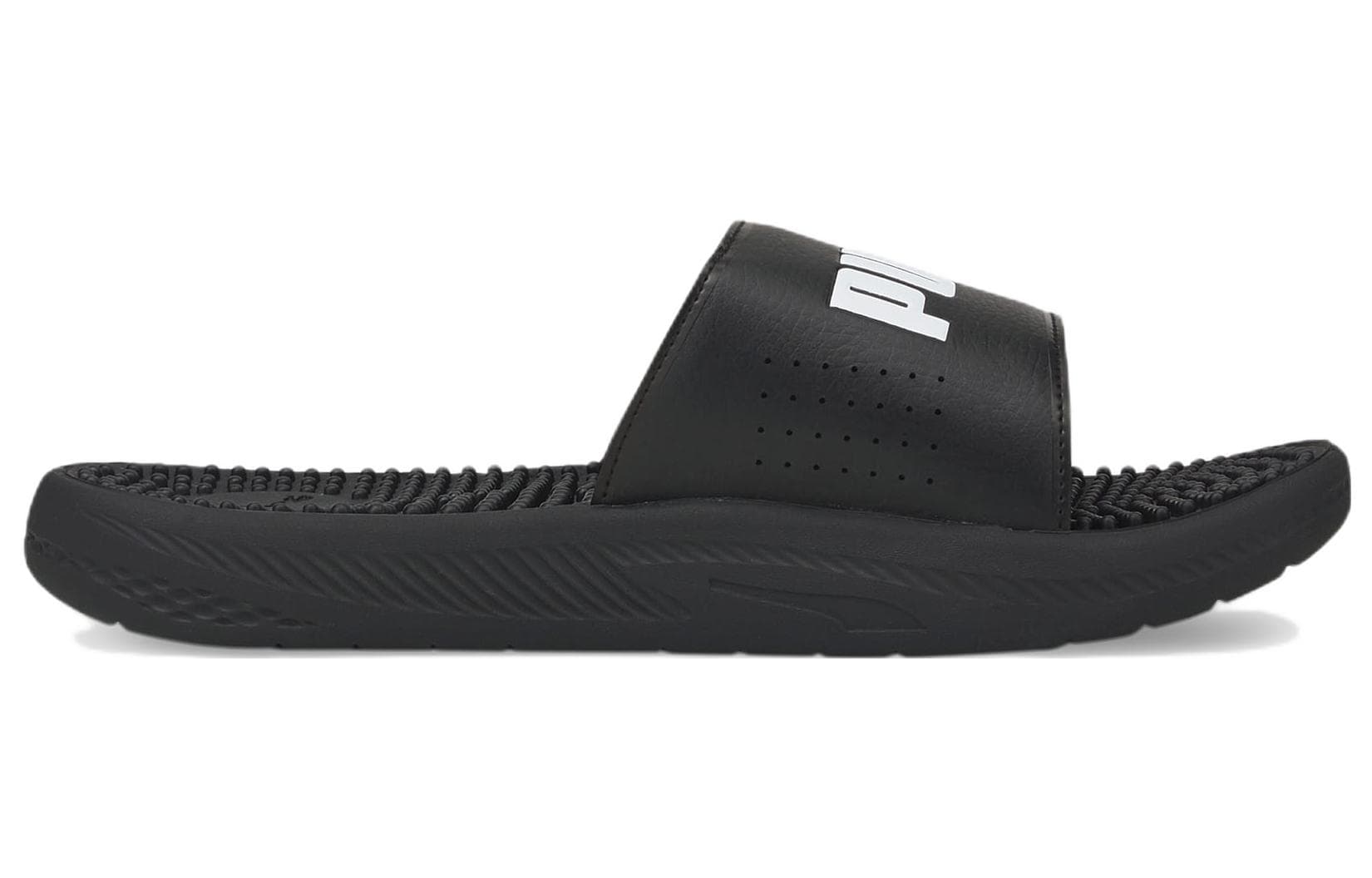PUMA Softride Slide Massage Slides 'Black White' 4