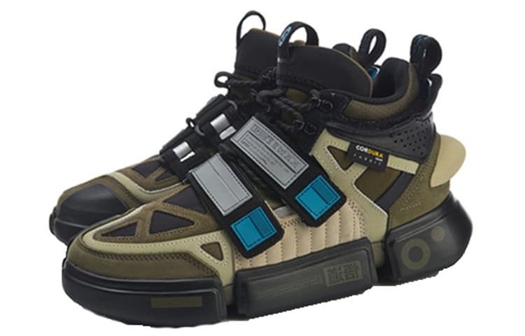 LiNing NYFW ACE + Men's High Shoes - Khaki 6
