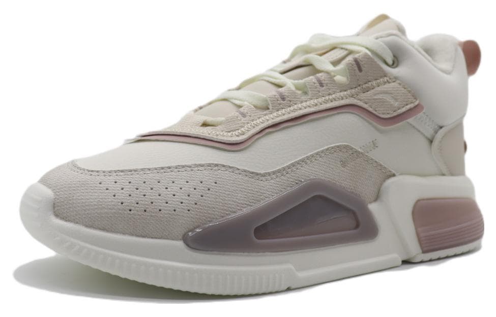 Anta Rubik's Cube 4 Cushioning Anti-Slip And Wear-Resistant High-Top Sports Casual Shoes Women's White Pink 6