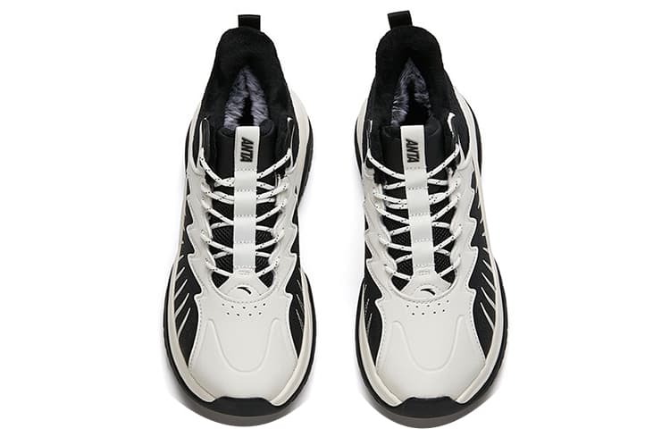 ANTA Casual Shoes Women's Low-Top Black/Ivory White 5