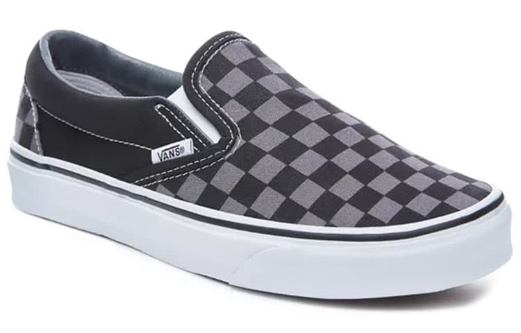 Vans Classic Slip On Checkerboard Black Grey 5