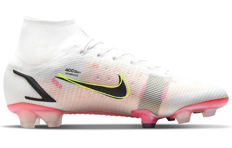 Nike Mercurial Superfly 8 Elite Fg White Pink Blast 4