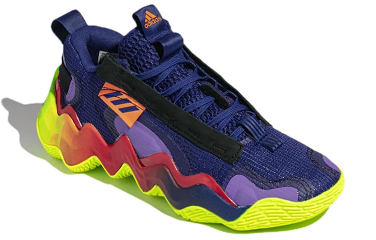 Adidas Exhibit B Wear resistant Non Slip Purple 5