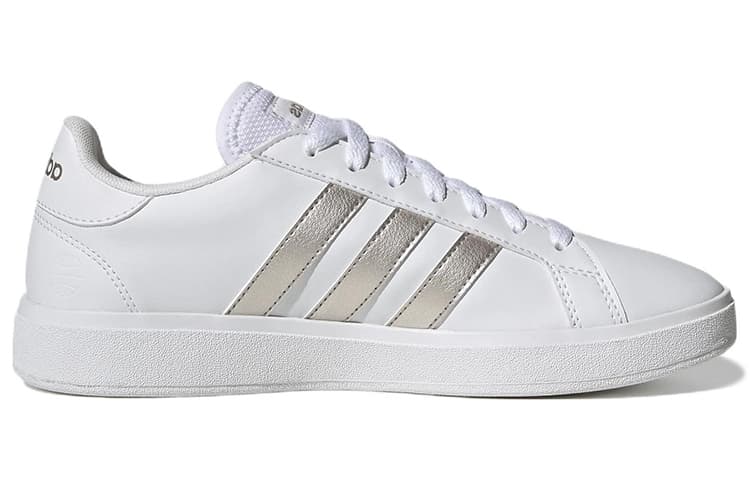 Grand Court Women's Adidas Neo Base 2.0 'White Platinum Metallic' Women's 3
