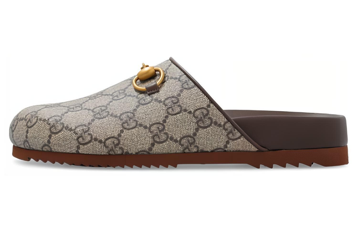 GUCCI Women's Horsebit Slipper 'GG Supreme Beige' Women's