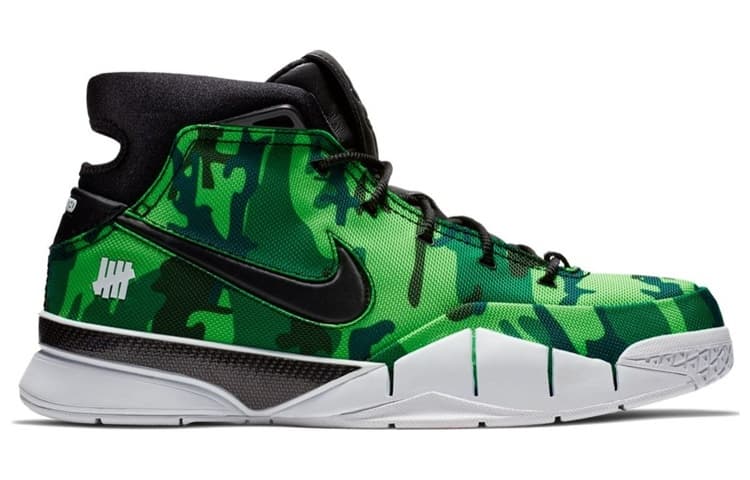 Nike Kobe 1 Protro Undefeated Green Camo Silver Lake 3