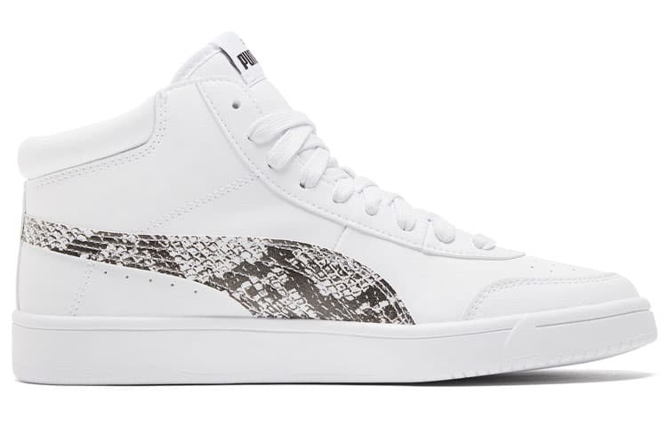 PUMA Court Legend Mid Casual Shoes White Women's 4
