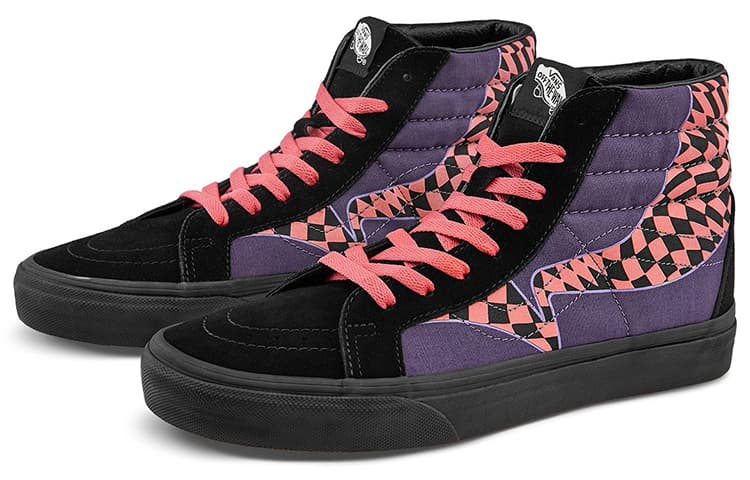 Vans SK8 HI Reissue 'Warp Black Paprika' 3