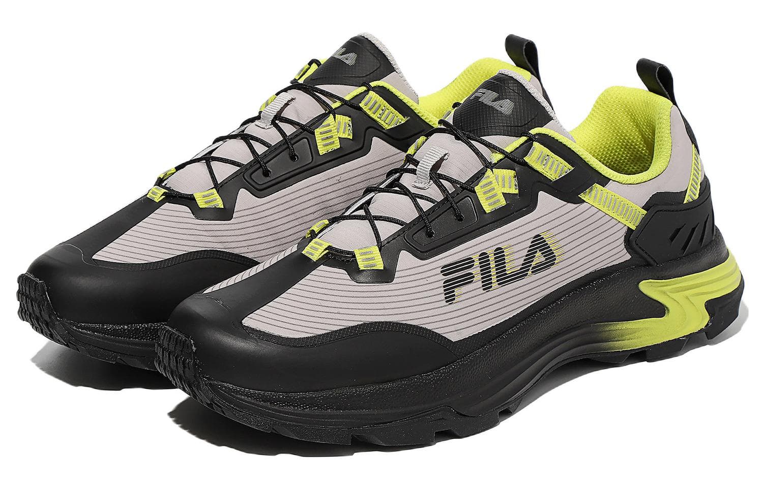 FILA Nre T5 Cushioning Wear Resistant Low Top Running Shoes Unisex Beige Yellow Korean Style 4