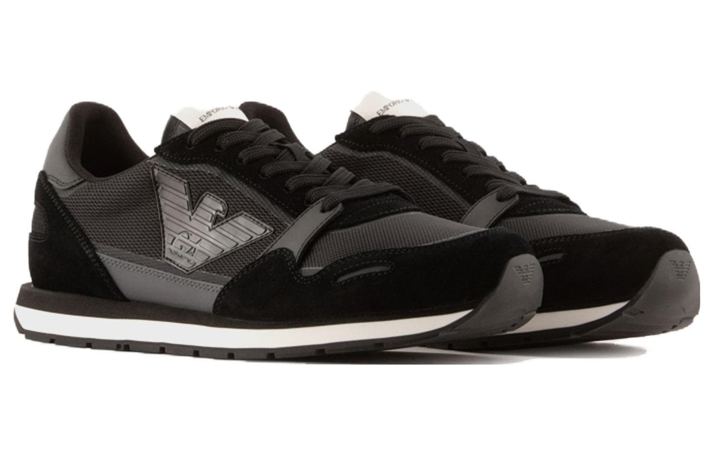 EMPORIO ARMANI Panelled Low-top Sneakers 4