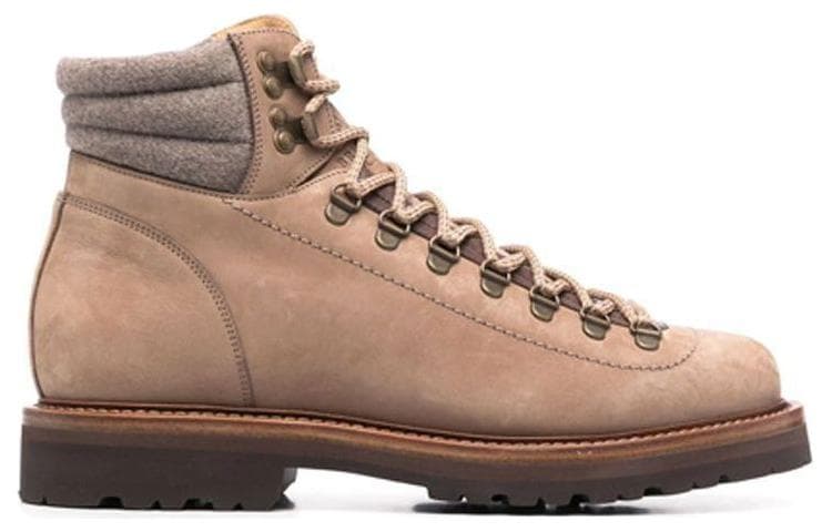 Brunello Cucinelli Ankle Boots Men Beige 4
