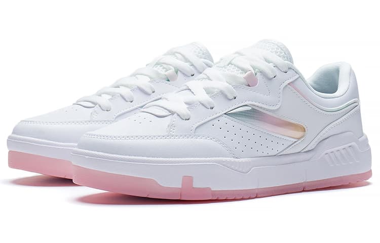 LINING Skateboard Shoes Women's Low-Top White 6