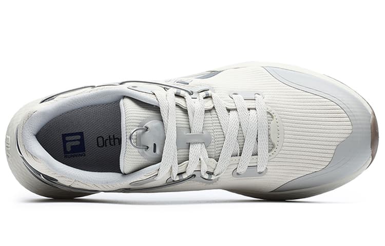 FILA XFT Cushioning Anti-Slip And Wear-Resistant Low-Top Casual Running Shoes Men's Bright Gray 6