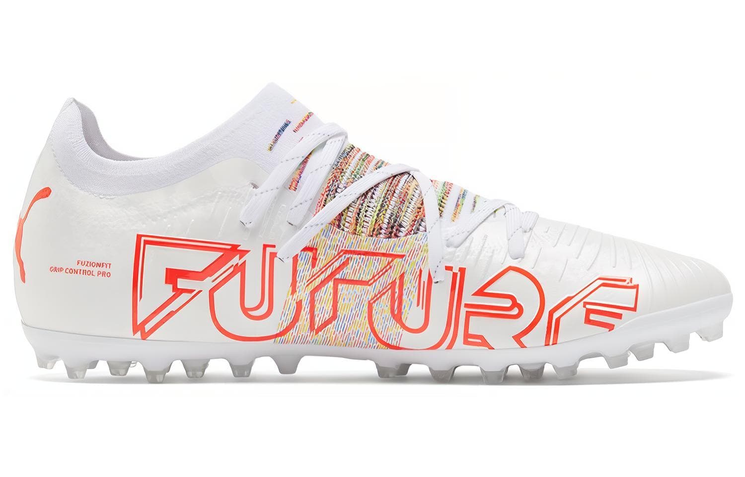 PUMA Future Z 2.1 Mg Short Nails Soccer Shoes White 3